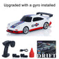 New RC Drift Car Upgraded Gyro 1/43 Racing RTR 4WD Four-wheel Drive High Speed Radio Control Model 2.4g Drift Race Car Mini Gift
