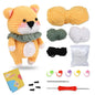 KRABALL Crochet Animal Kit for Beginners With Video Tutorial Cotton Knitting Yarn Thread Needles Hook Knit Tool Set DIY Craft