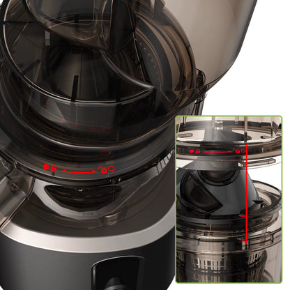BioloMix HH-916I Cold Press Juicer with 75mm Feed Chute, 200W
