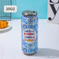 500ml (17 fl oz) 304 Stainless Steel Vacuum Thermos with Straw – Insulated Travel Bottle for Coffee, Water & Soda