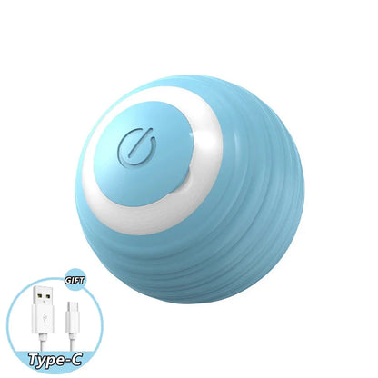 Interactive Automatic Rolling Ball Cat Toy — Battery-Powered Self-Playing Teaser for Kittens & Cats