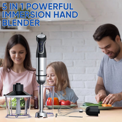 BioloMix HB-3315 5-in-1 Immersion Blender, 1500W