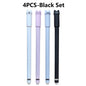4/6/12-Pack Kawaii Cat Erasable Gel Pens 0.5mm Black & Blue Ink Refillable Cute School & Office Stationery