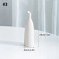 Ceramic Decorative Vase for Dried Flowers & Hydroponic Plants, Modern Table Ornament for Living Room Bedroom Office