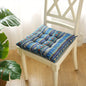 Soft & Comfortable Square Seat Cushion with Strap - Perfect for Office and Home Chairs, Polyester Dining Mat