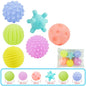 6Pcs Textured Multi Ball Set for Baby Tactile Training