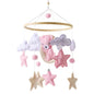 Wooden Baby Rattle Crib Mobile Holder for Newborns