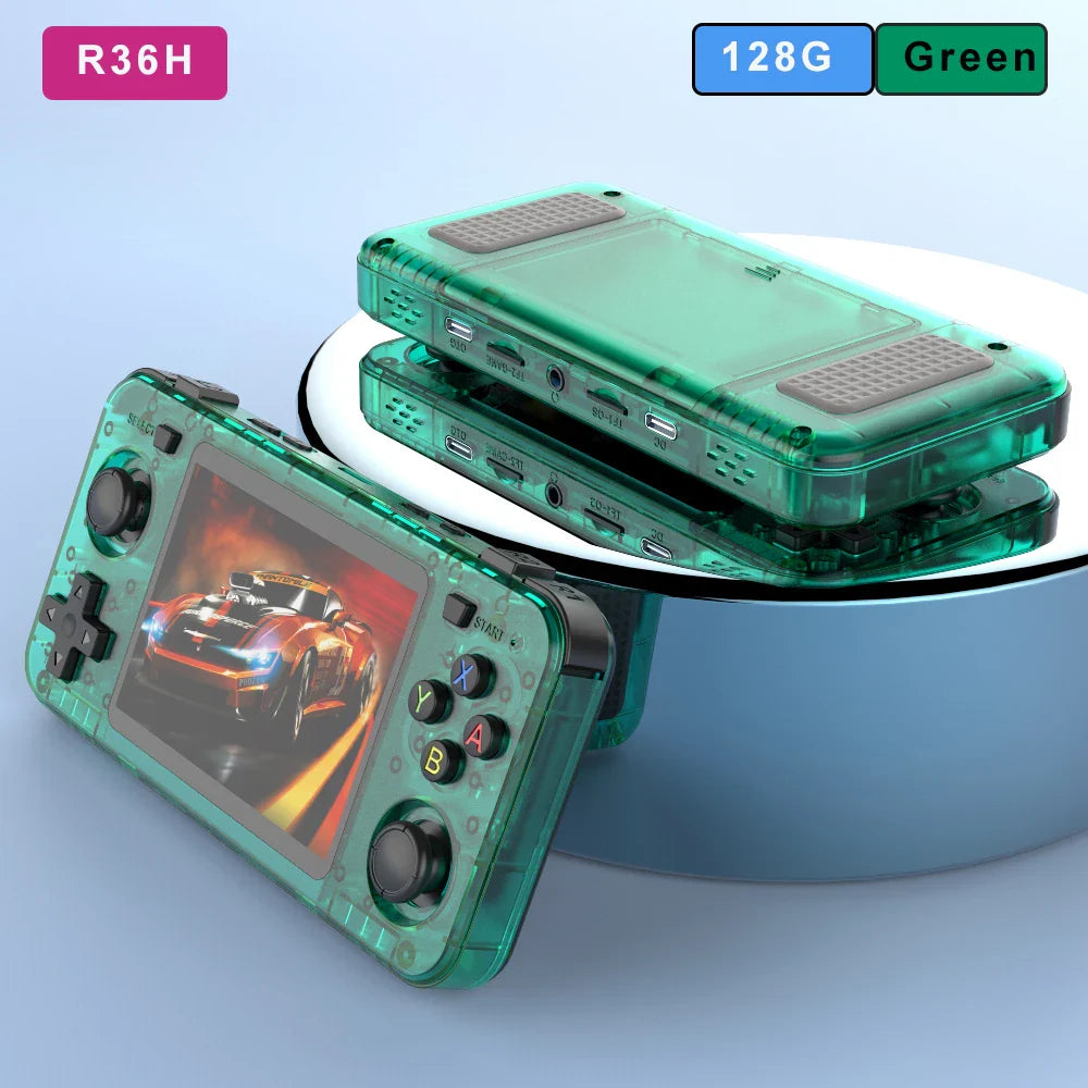 3.5-inch (8.9 cm) IPS Retro Handheld Console – 15,000+ Games, 3000mAh Long Play, 128GB Storage, Expandable to 256GB