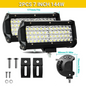 LED Light Bar 4/7/12/15/17/20 in (102/178/305/381/432/508 mm) 60–500W 10–32V IP67 Waterproof Flood/Spot Driving Off-Road Truck ATV SUV Boat