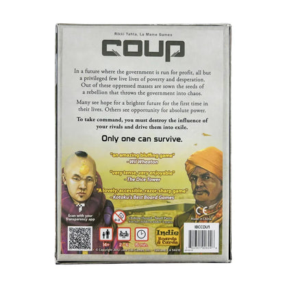 Coup Reformation Expansion Pack - Strategy Deduction Card Game