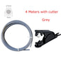 PTFE Tube Pneumatic Connector for 3D Printers — 4mm OD / 2.5mm ID (0.157 in / 0.098 in) for 1.75mm Filament