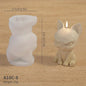 DIY Dog Silicone 3D Mold for Candles, Resin, Soap & Fondant — 3.0×2.2×2.2 in (7.5×5.5×5.5 cm)