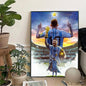 Classic, Sports - Rionel Messi - Football, Wall Art, Canvas Print Poster, Home Living Room Bedroom Decor, Stadium Wall Art