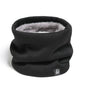 Unisex Cashmere-Like Plush Ring Scarf Knitted Snood Neck Warmer with Face Mask