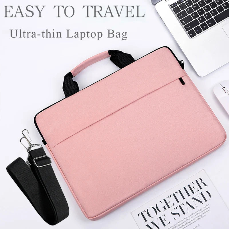 Women's Waterproof Laptop Sleeve 13–17 Inch — Oxford Shoulder Case