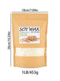 Natural Soy Wax Flakes for Candle Making — 100g to 1000g, 100% Additive-Free