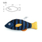 Catnip Plush Fish Toy - 3D Goldfish with Crinkle Sound for Cats & Kittens