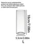 Large Capacity Cylinder Glass Vase and Candle Holder, Straight Tube Glass Jar for Wedding and Dining Table Decor
