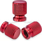 Aluminum Tire Valve Stem Caps 16 x 12mm (0.63 x 0.47 in) Universal 8mm Thread - Metal Valve Caps for Car Bike SUV Truck