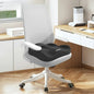1-Pack 3D Ergonomic Memory Foam Seat Cushion for Office & Car, Washable Polyester Cover — Light Green/Grey