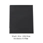 Black Waterproof PVC Bed Sheet – Oil-Resistant Thick Mattress Protector Fits 1.2 / 1.5 / 1.8 / 2.0 m Beds (220×130 / 220×160 / 220×200 cm | 86.6×51.2 / 86.6×63.0 / 86.6×78.7 in)