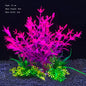 Artificial Aquarium Plants – Plastic Underwater Green Shrubs with Resin Base, Fish Tank Decoration
