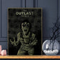 GAME The Outlast T-Trials Poster HD Art Sticky Wall Waterproof Home Living Room Bar Decoration