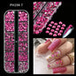 12 Grids Mixed Nail Rhinestones - SS6-SS30 Flat-Back Glass Gems for Nail Art