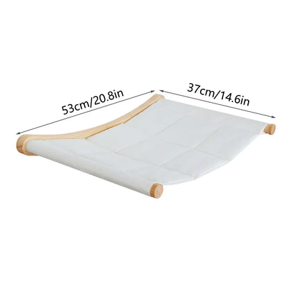 Wall-Mounted Cat Climbing Shelves with Steps, Scratching Post and Hideaway Bed