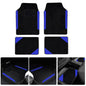 4-Piece Universal Car Floor Mats Set – Suede-Style Synthetic Carpet Liners for Cars, SUVs & Vans, Anti-Slip, Easy-Clean