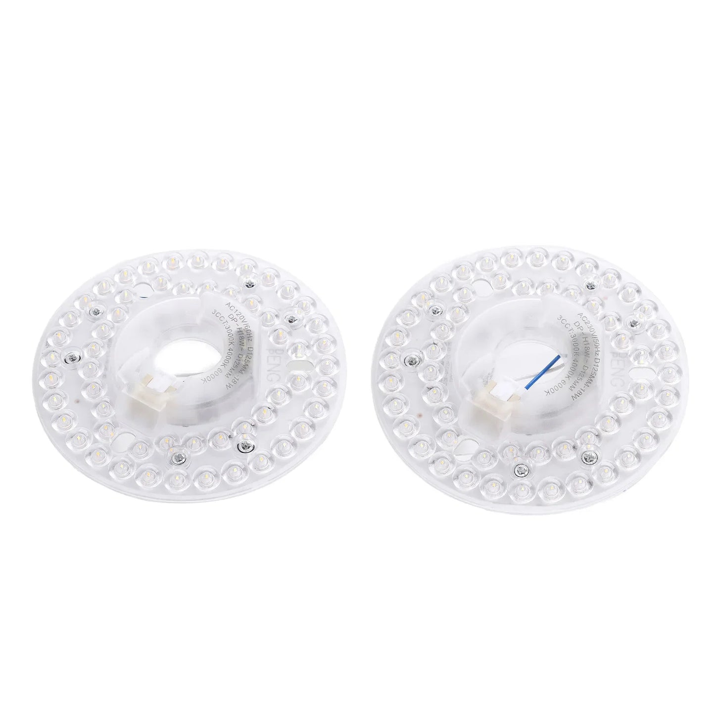 Ceiling Fan Light Replacement Panel Memory Function 3CCT 3000K 4000K 6000K Ceiling Fan LED Light 18W Energy Saving for Home