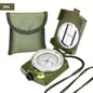 Multifunctional High-Precision Waterproof Military Compass for Camping & Hiking — Metal Survival Compass with Fluorescent Dial, 3.7 x 2.6 x 1.1 in (9.4 x 6.6 x 2.8 cm)