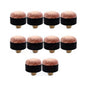 5/10 Pack Screw-In Pool Cue Tips 10mm-13mm (0.39-0.51 in) Snooker Billiards Replacement Leather Tips
