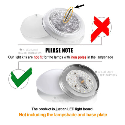 Round LED Panel Ceiling Light 12W–60W AC 220–240V Circular Flush Mount Lamp