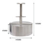 304 Stainless Steel Hamburger Meat Press Patty Maker Round Non-Stick Thickness Adjusted outdoor picnic Kitchen Beef Rice BBQTool
