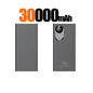 50000mAh 120W Portable Power Bank with Digital Display, Built-in Cables & Wireless Charging — Fast USB-C & Lightning