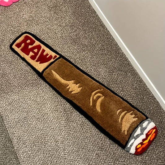 VIKAMA Creative Carpet Smoking And Cigar Mat Comfortable And Warm Living Room Carpet Bedroom Side Rug Home Decoration