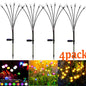 12Pack Solar LED Starburst Firefly Lights – IP66 Waterproof Garden & Lawn Decoration