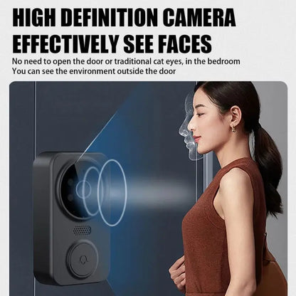 1080P Wireless Video Doorbell — 4.3-Inch IPS Screen, Two-Way Intercom & Infrared Night Vision