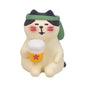 Cute Cat Ornament Admiring Flowers Scene ZAKKA Cherry Blossom INS Trendy Toy DIY Resin Handicraft Ornament