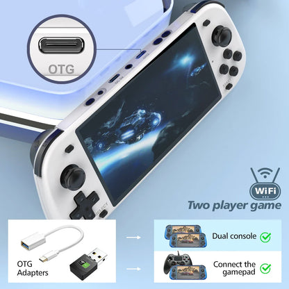 Retro Handheld Game Console 5.1-inch (13 cm) IPS 854x480 Linux 4200mAh Portable Emulator Player 15K+ Classic Games Gift