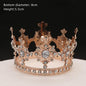 Rhinestone Crown Baking Cake Topper Headwear Decoration Children's Hair Accessories Princess Wedding Birthday Party Supplies New