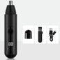 USB Rechargeable Nose & Ear Hair Trimmer for Men Portable Cordless Groomer