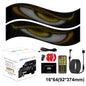 Bluetooth APP LED Scrolling Sign for Car & Truck Windshield — Flexible RGB Matrix Devil Eyes Display