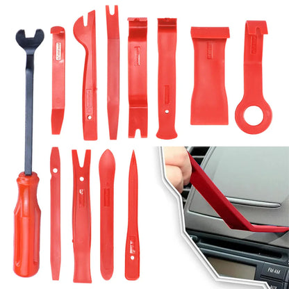 Car Interior Trim Removal Tool Kit — Non-Scratch Pry Tools for Door Clips, Fasteners, Dashboards & Audio Panels