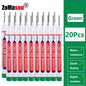 20mm Long-Head Deep Hole Marker Pens - Waterproof Fast-Dry Oil Markers for Wood, Metal & Glass (Red/Black/Blue/Green)