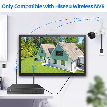 Hiseeu 1536P Wireless Outdoor IP Camera