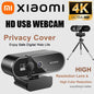 4K USB Webcam with Autofocus & Built-in Microphone — 3840x2160 (4K) & 1080P Streaming Camera for PC/Laptop