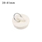 Universal Rubber Sink & Bathtub Drain Stopper Plug — Leakproof Floor Drain Strainer, White
