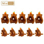 Plush Capybara Keychain – Cute Persimmon Wagging Tail Pendant Toy